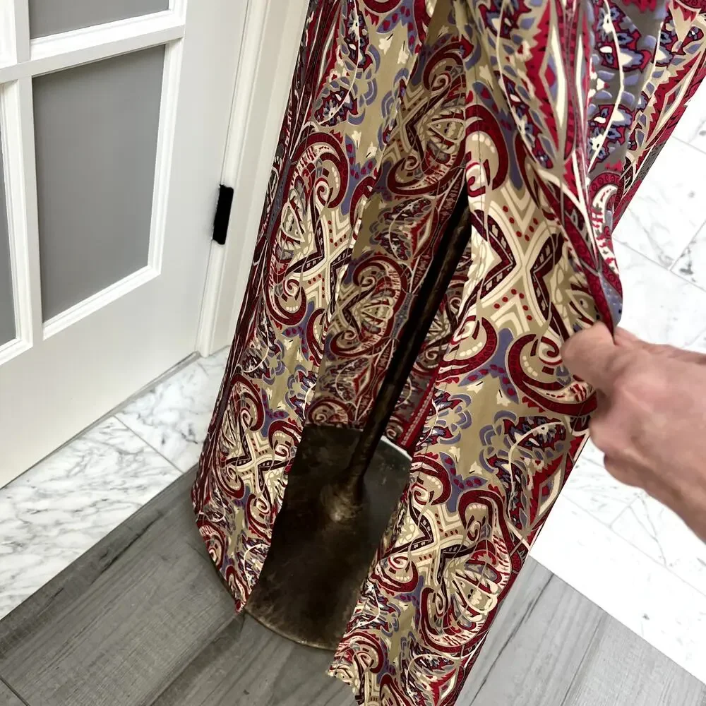 Perry Walker Carmen II Anthropologie Sheth Boho Kaftan Silk Cover-up - Picture 3 of 7